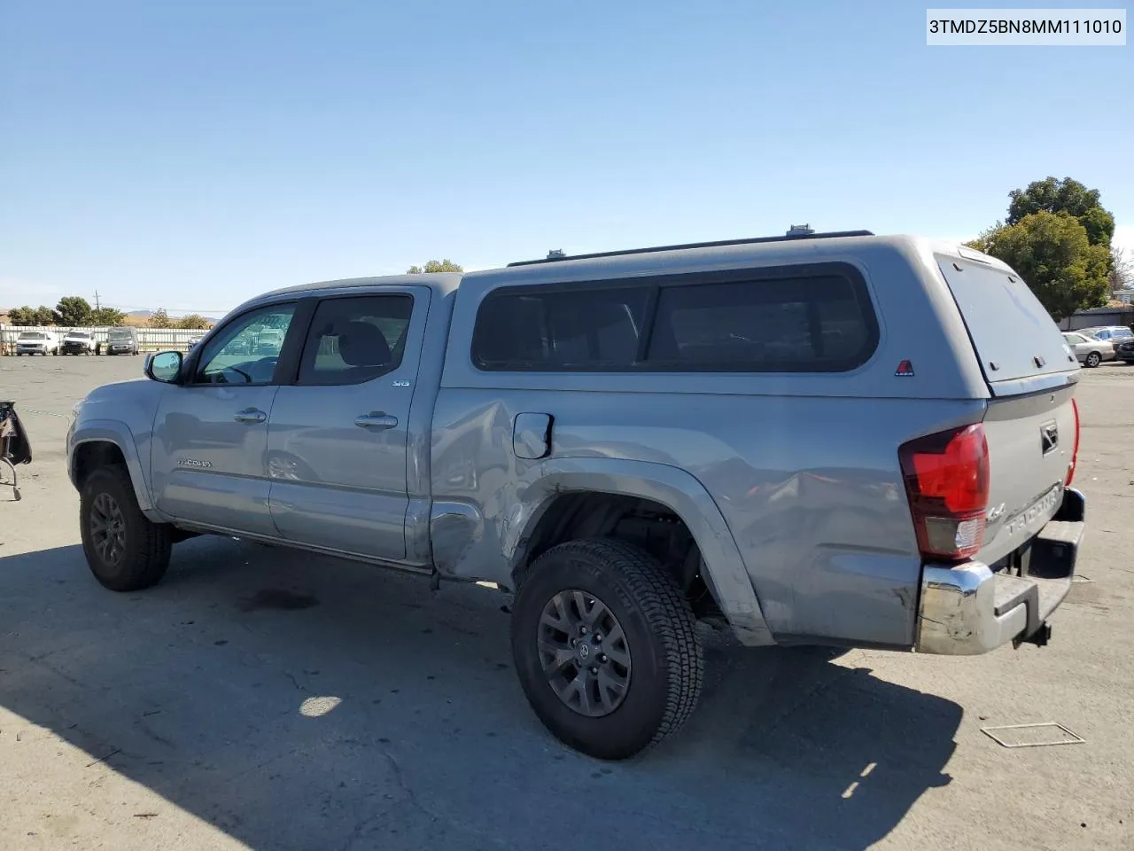 2021 Toyota Tacoma Double Cab VIN: 3TMDZ5BN8MM111010 Lot: 72277034