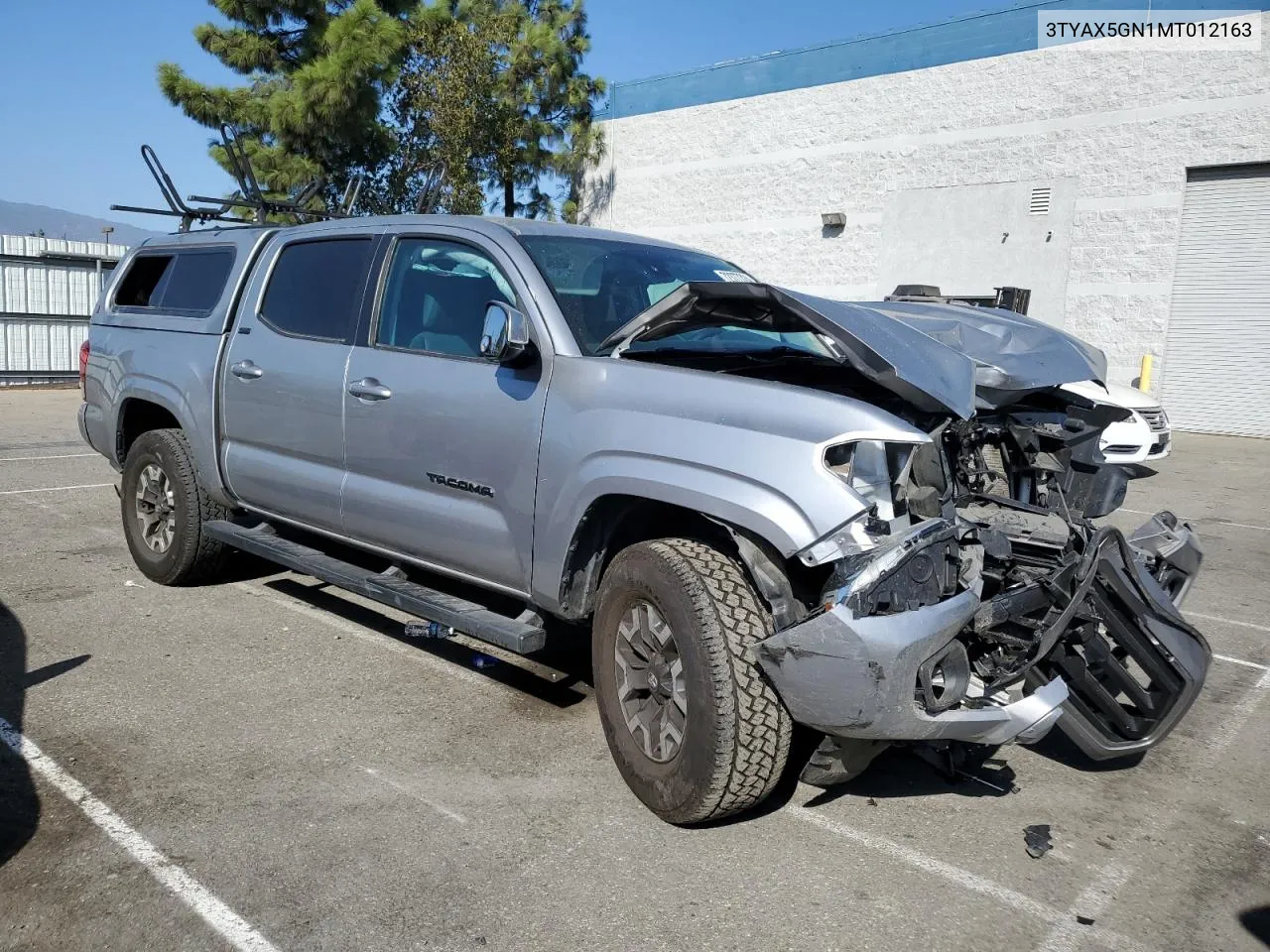 2021 Toyota Tacoma Double Cab VIN: 3TYAX5GN1MT012163 Lot: 72377324