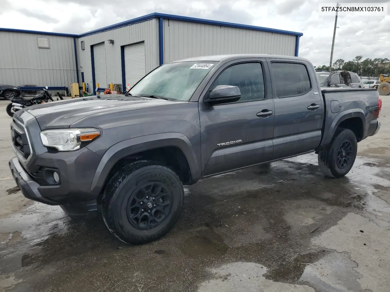 2021 Toyota Tacoma Double Cab VIN: 5TFAZ5CN8MX103761 Lot: 72444864