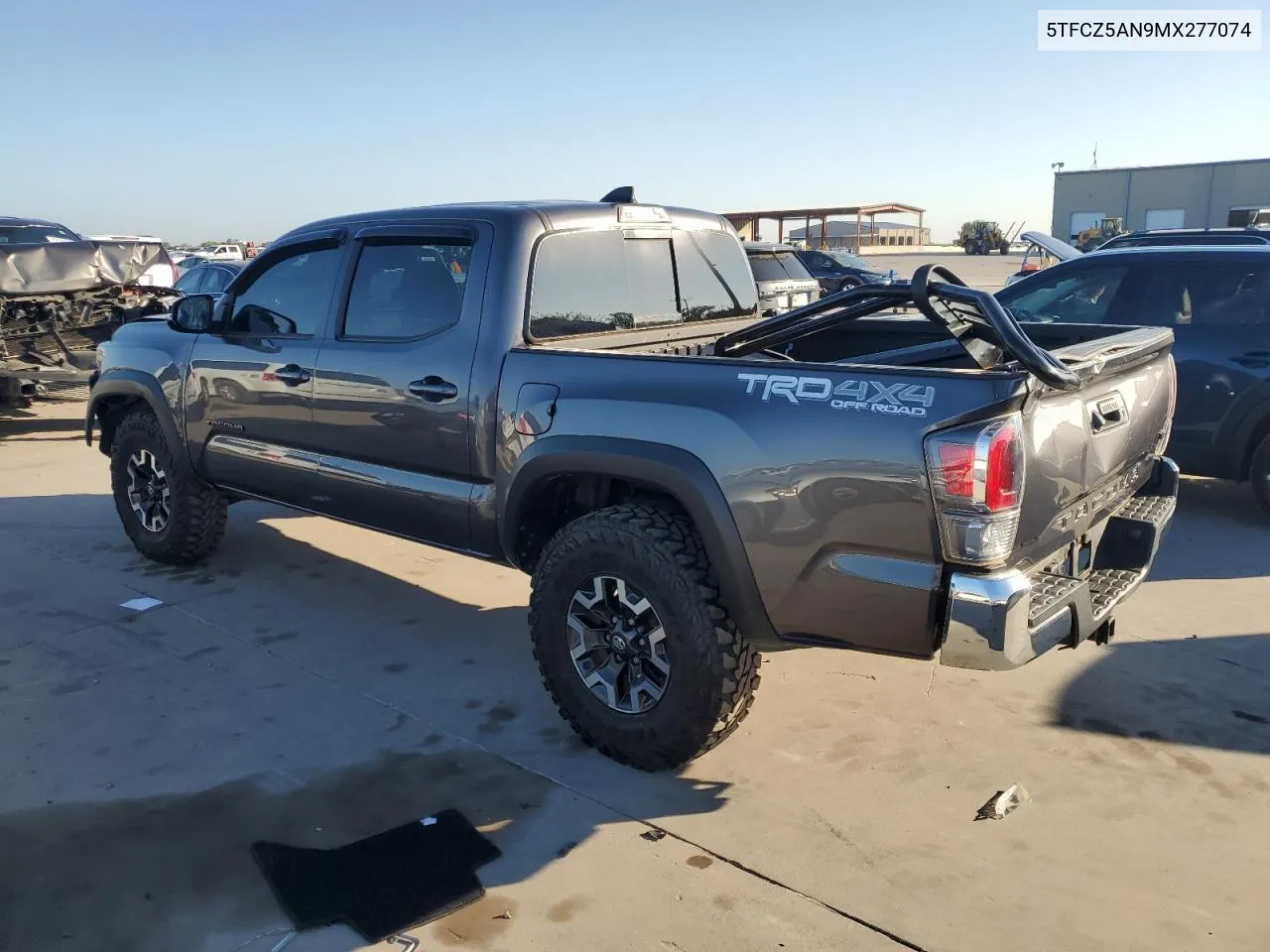 2021 Toyota Tacoma Double Cab VIN: 5TFCZ5AN9MX277074 Lot: 72538414