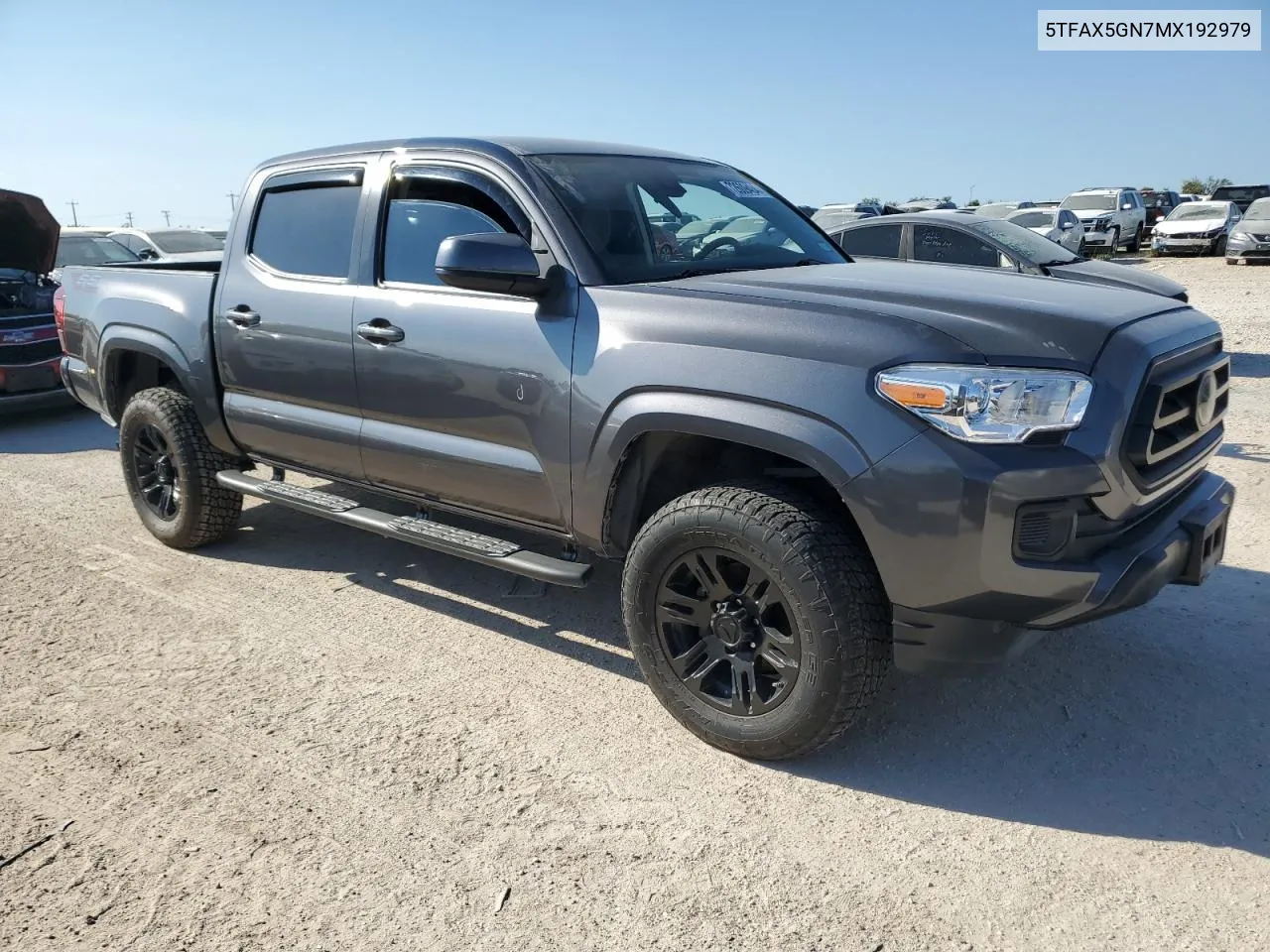 2021 Toyota Tacoma Double Cab VIN: 5TFAX5GN7MX192979 Lot: 72609404