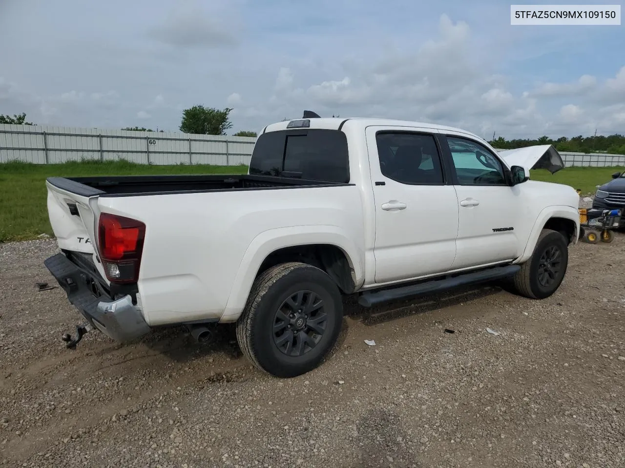 2021 Toyota Tacoma Double Cab VIN: 5TFAZ5CN9MX109150 Lot: 72625944