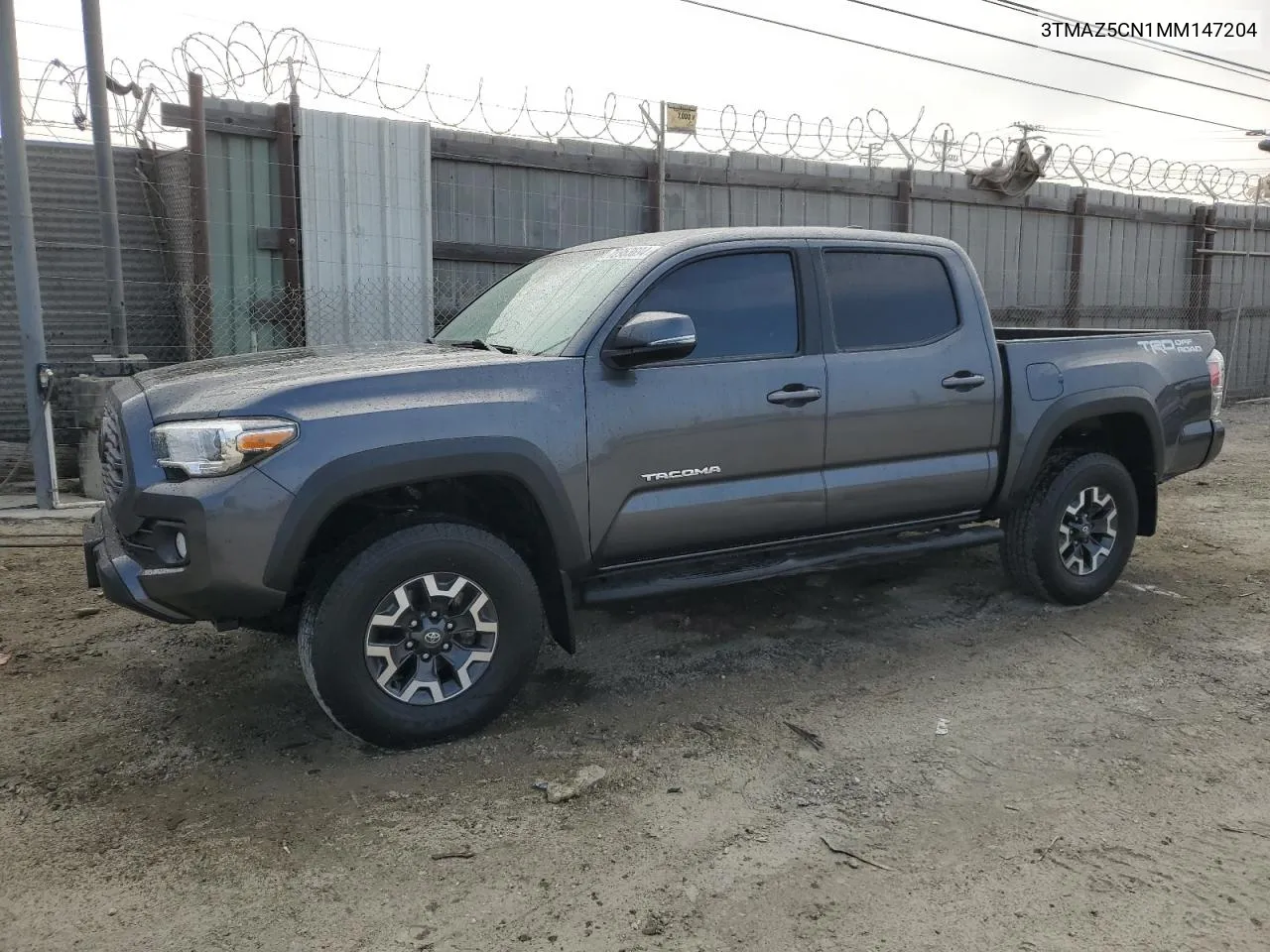 2021 Toyota Tacoma Dou VIN: 3TMAZ5CN1MM147204 Lot: 72953694