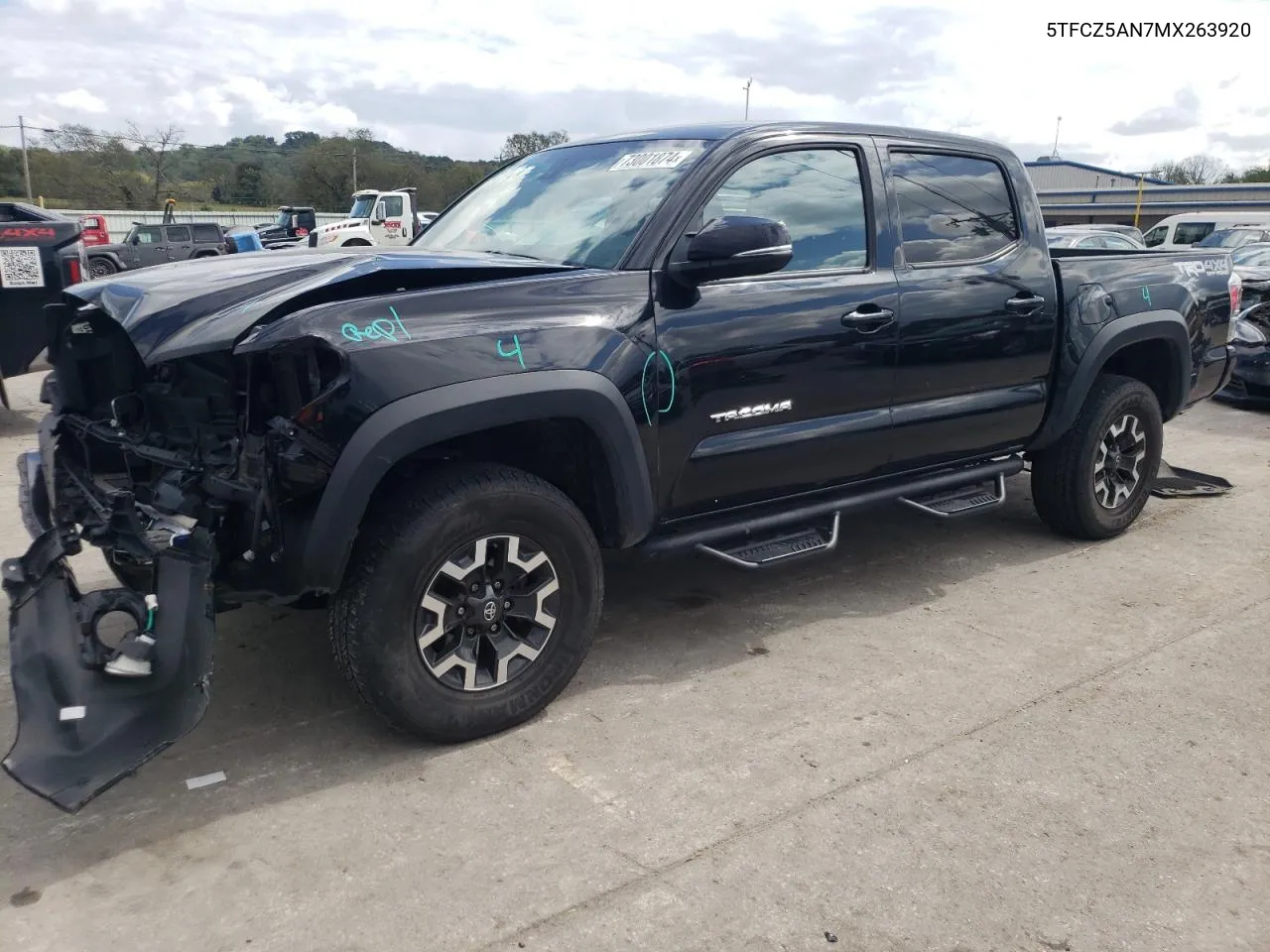 2021 Toyota Tacoma Double Cab VIN: 5TFCZ5AN7MX263920 Lot: 73001874