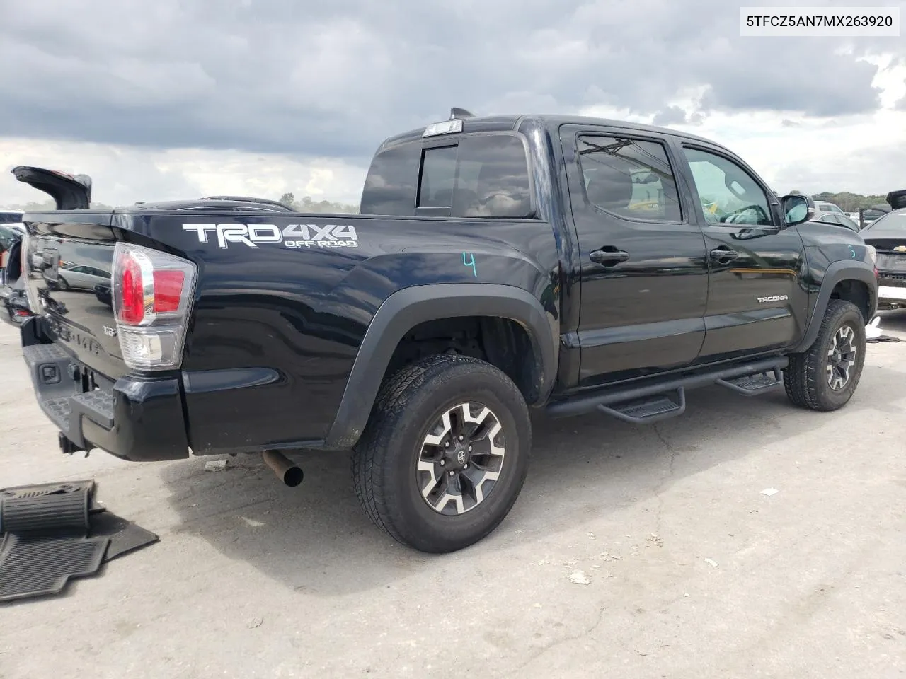 2021 Toyota Tacoma Double Cab VIN: 5TFCZ5AN7MX263920 Lot: 73001874