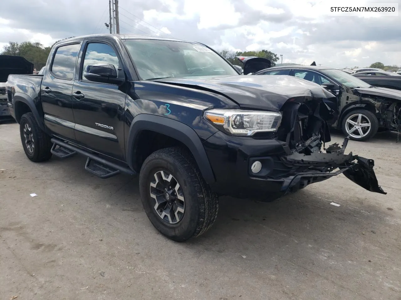 2021 Toyota Tacoma Double Cab VIN: 5TFCZ5AN7MX263920 Lot: 73001874