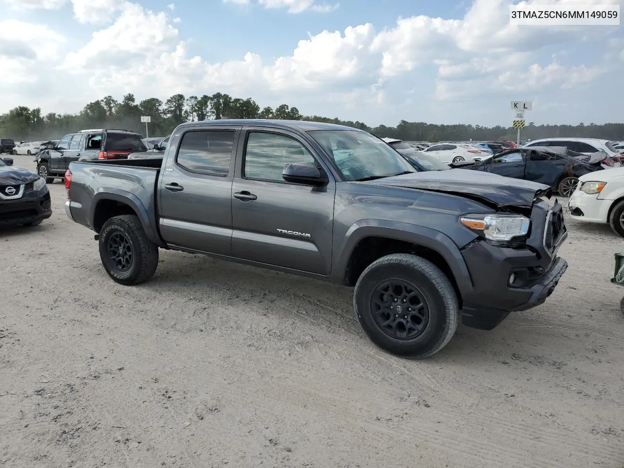 2021 Toyota Tacoma Double Cab VIN: 3TMAZ5CN6MM149059 Lot: 73025834