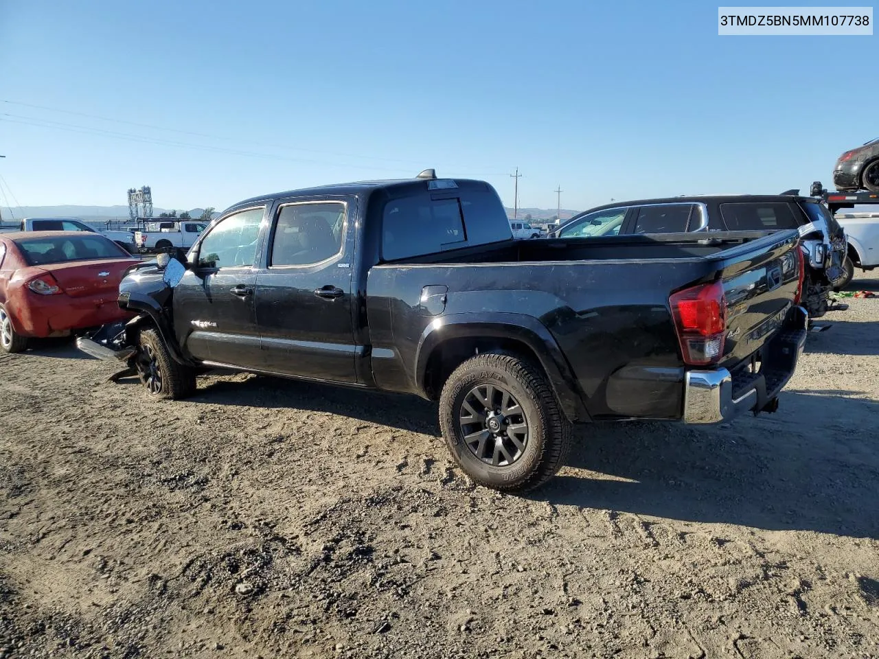 2021 Toyota Tacoma Double Cab VIN: 3TMDZ5BN5MM107738 Lot: 73062404