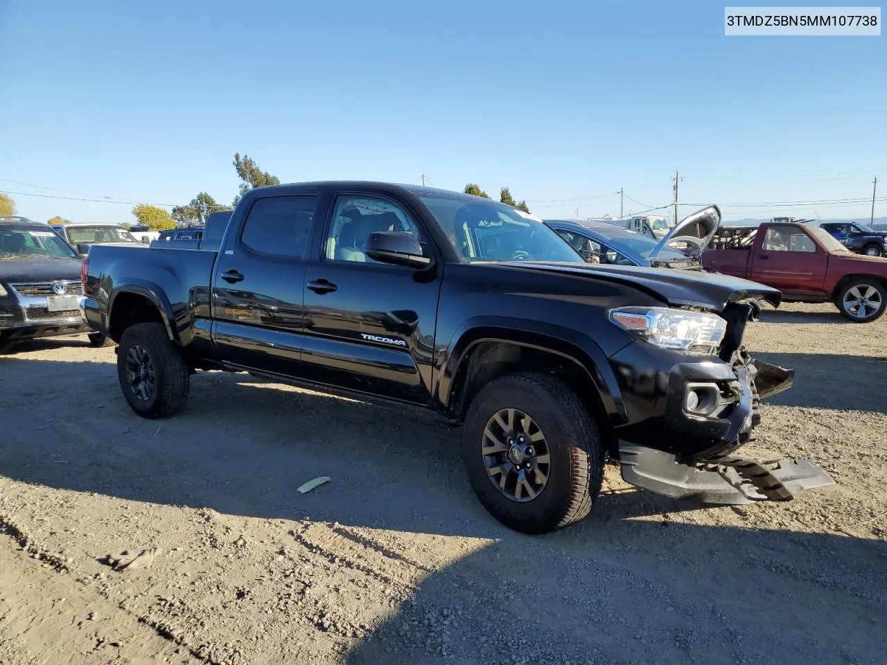 2021 Toyota Tacoma Double Cab VIN: 3TMDZ5BN5MM107738 Lot: 73062404