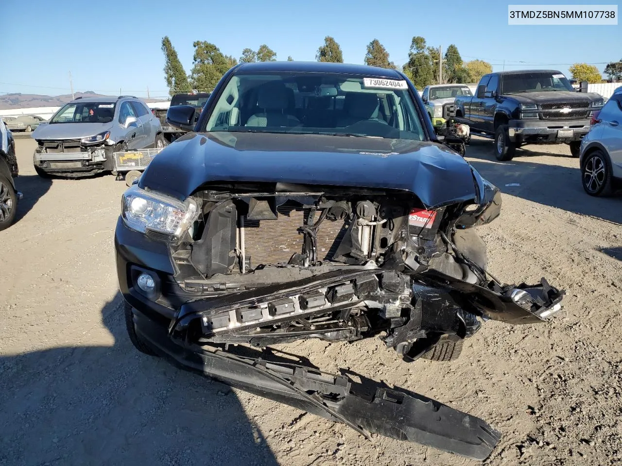 2021 Toyota Tacoma Double Cab VIN: 3TMDZ5BN5MM107738 Lot: 73062404