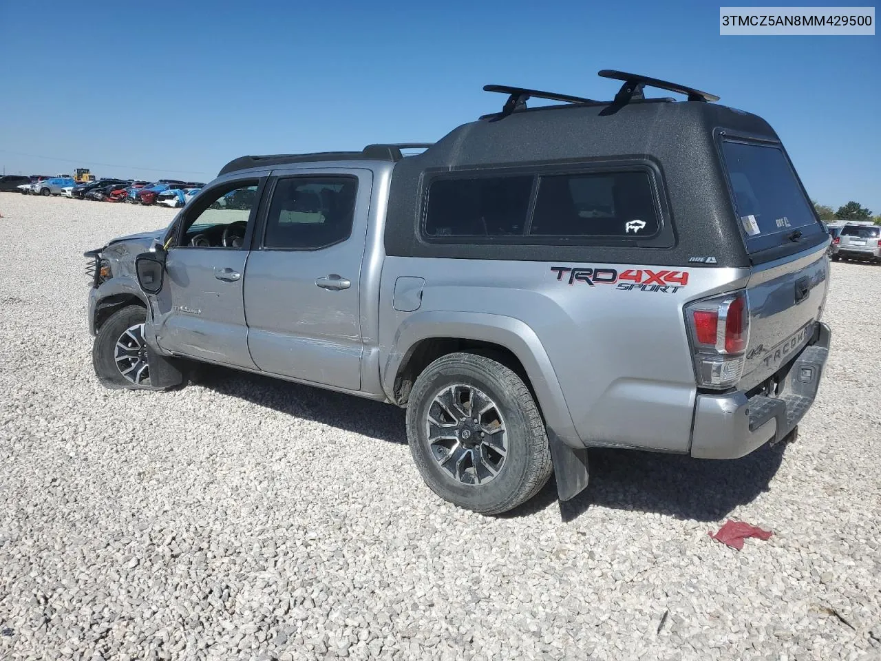 3TMCZ5AN8MM429500 2021 Toyota Tacoma Double Cab