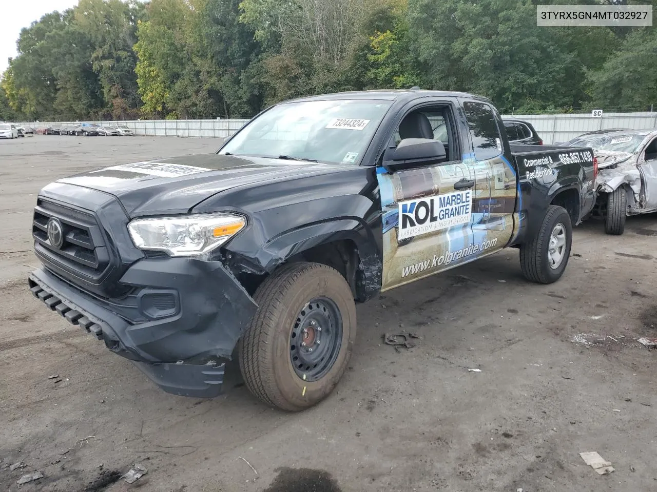 2021 Toyota Tacoma Access Cab VIN: 3TYRX5GN4MT032927 Lot: 73244324