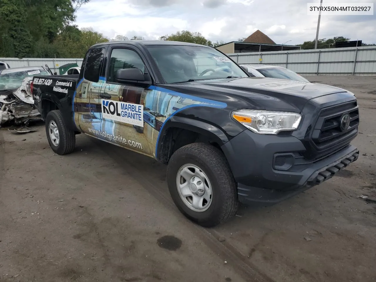 2021 Toyota Tacoma Access Cab VIN: 3TYRX5GN4MT032927 Lot: 73244324