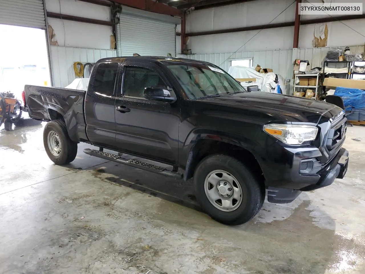 2021 Toyota Tacoma Access Cab VIN: 3TYRX5GN6MT008130 Lot: 73382454