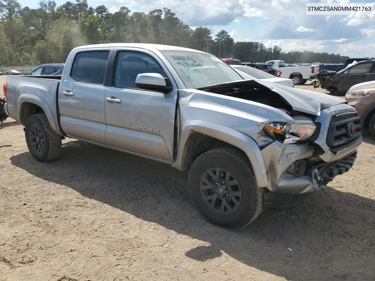 2021 Toyota Tacoma Double Cab VIN: 3TMCZ5AN0MM421763 Lot: 73431174