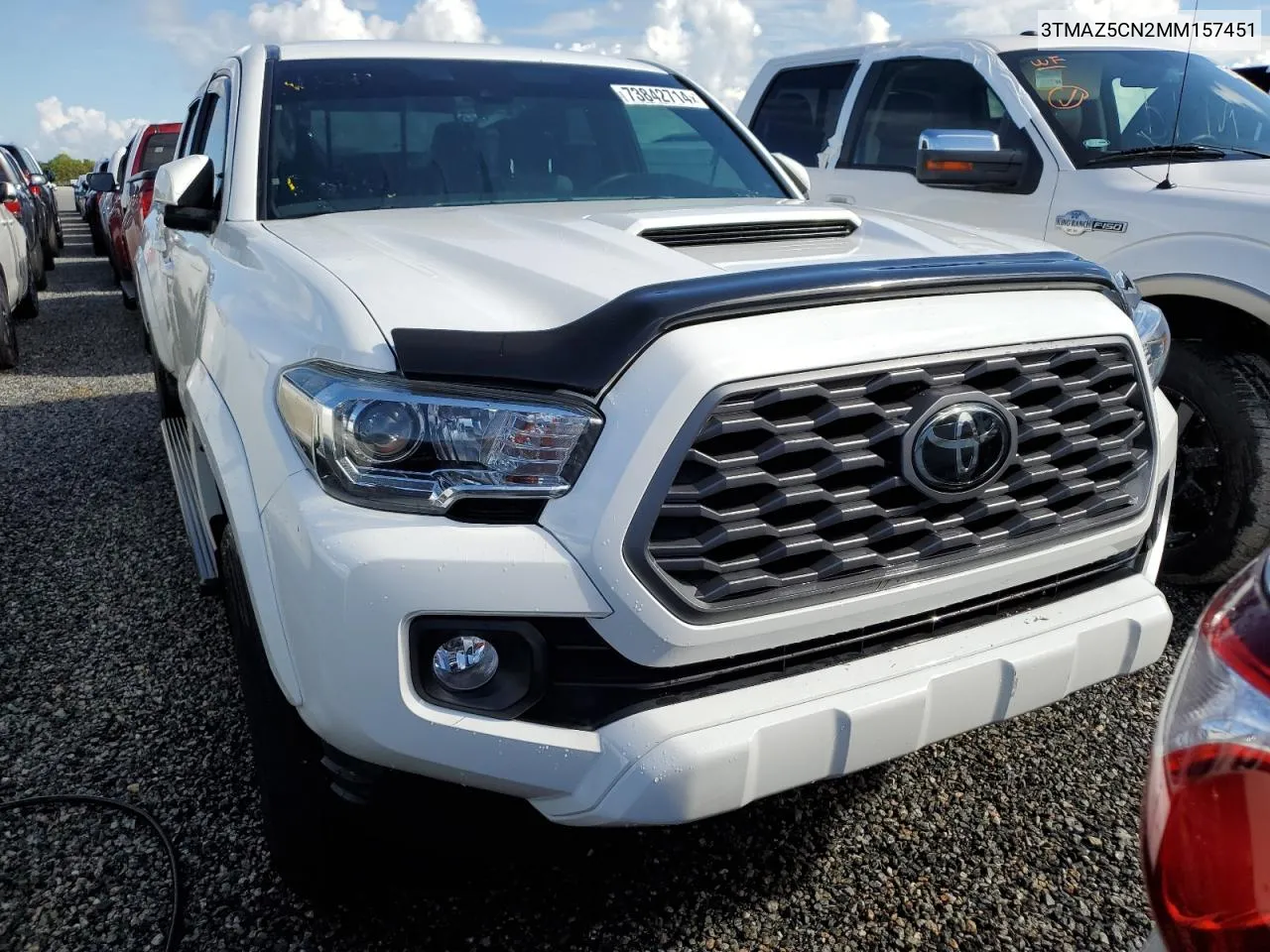 2021 Toyota Tacoma Double Cab VIN: 3TMAZ5CN2MM157451 Lot: 73842714