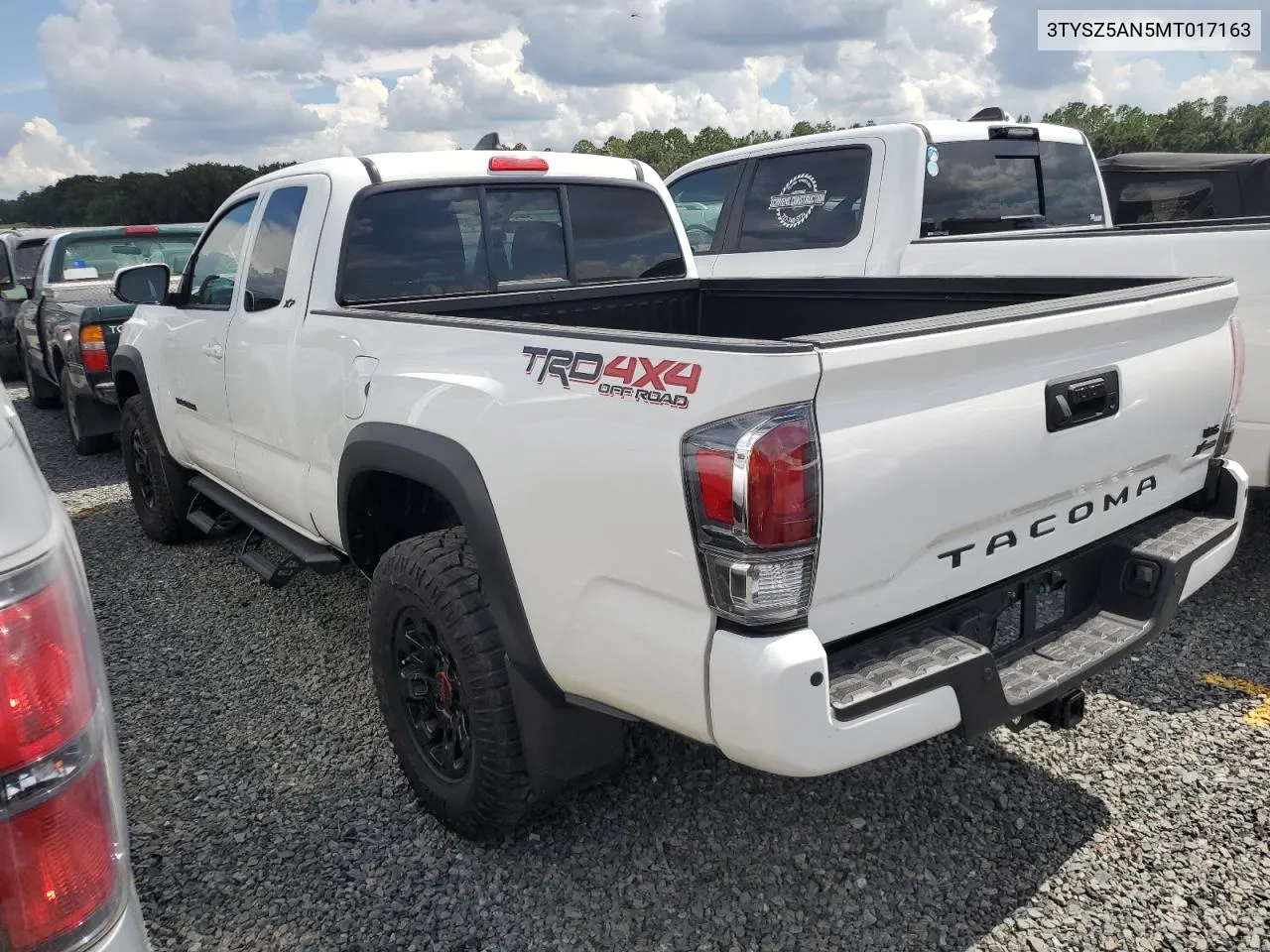 2021 Toyota Tacoma Access Cab VIN: 3TYSZ5AN5MT017163 Lot: 73927264