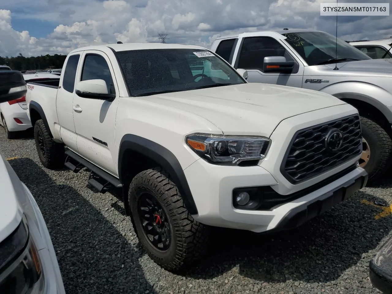 2021 Toyota Tacoma Access Cab VIN: 3TYSZ5AN5MT017163 Lot: 73927264