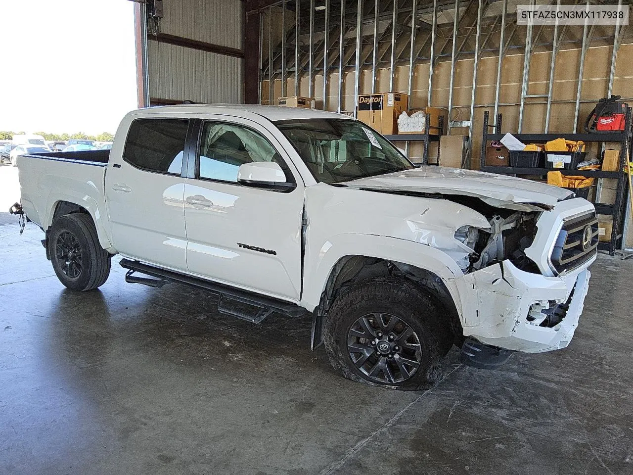 2021 Toyota Tacoma Double Cab VIN: 5TFAZ5CN3MX117938 Lot: 73949814