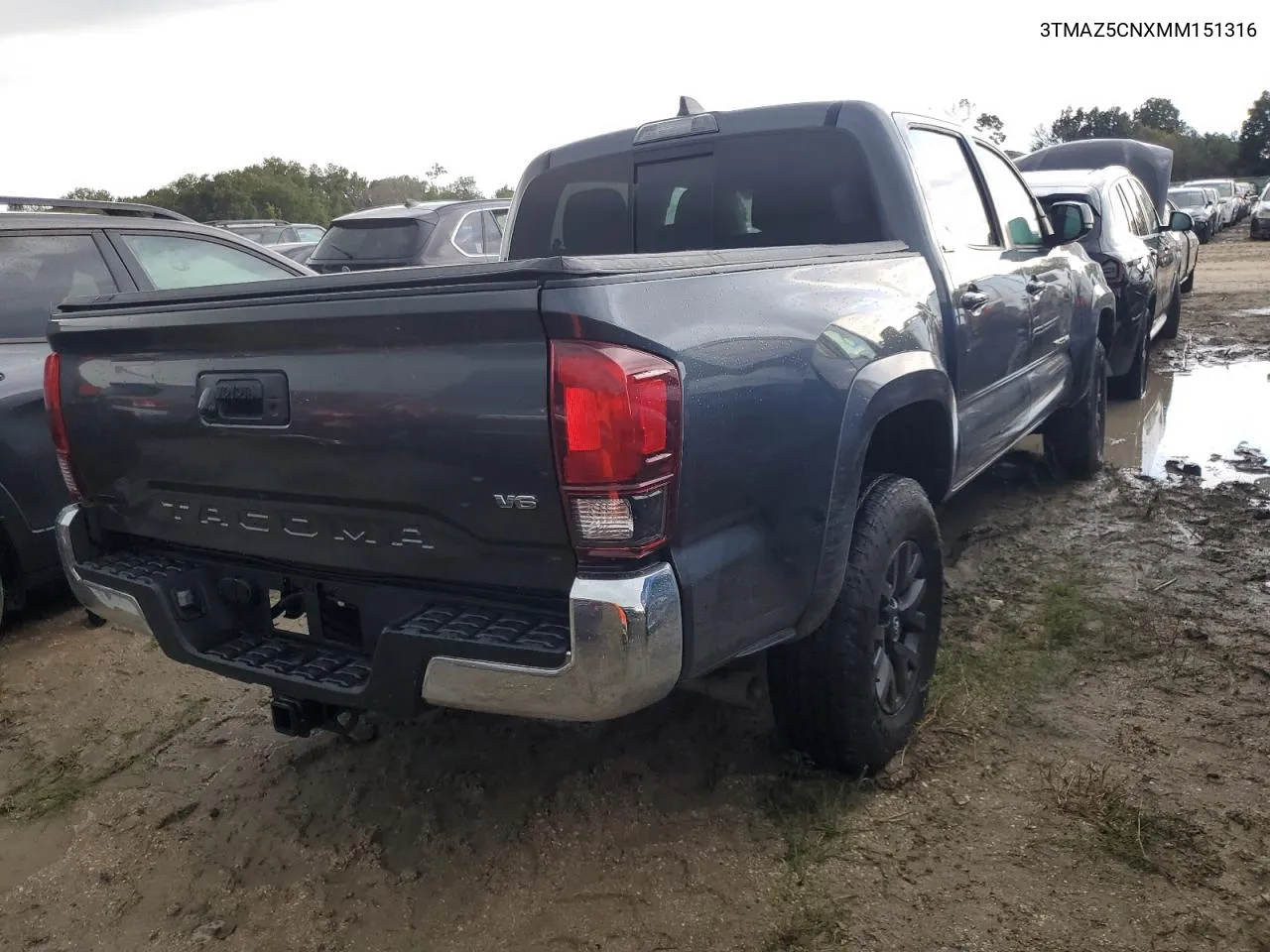 2021 Toyota Tacoma Double Cab VIN: 3TMAZ5CNXMM151316 Lot: 73990204