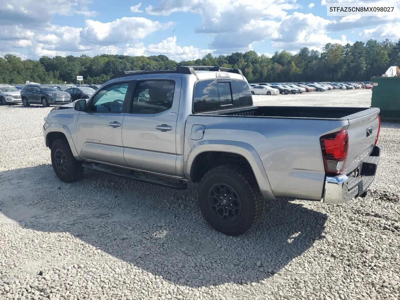 2021 Toyota Tacoma Double Cab VIN: 5TFAZ5CN8MX098027 Lot: 73996994