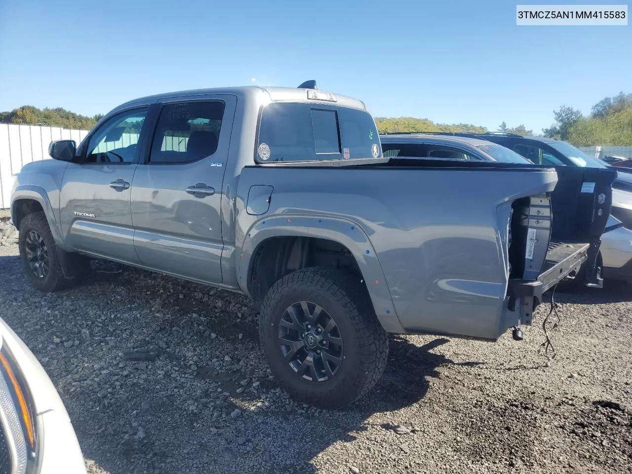 2021 Toyota Tacoma Double Cab VIN: 3TMCZ5AN1MM415583 Lot: 74042094