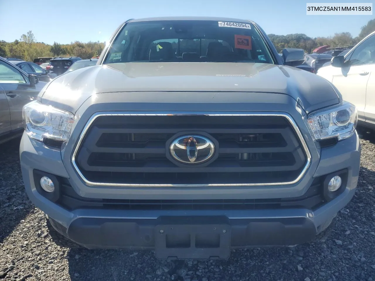 2021 Toyota Tacoma Double Cab VIN: 3TMCZ5AN1MM415583 Lot: 74042094