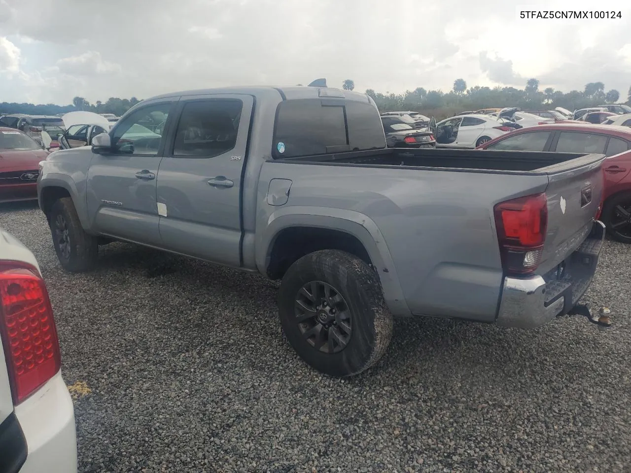 2021 Toyota Tacoma Double Cab VIN: 5TFAZ5CN7MX100124 Lot: 74047824