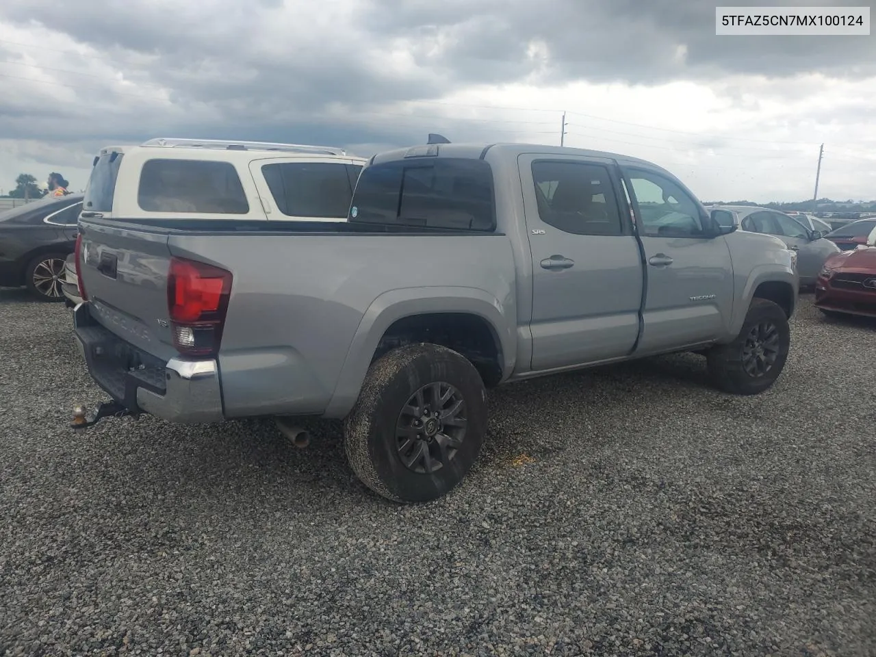 2021 Toyota Tacoma Double Cab VIN: 5TFAZ5CN7MX100124 Lot: 74047824