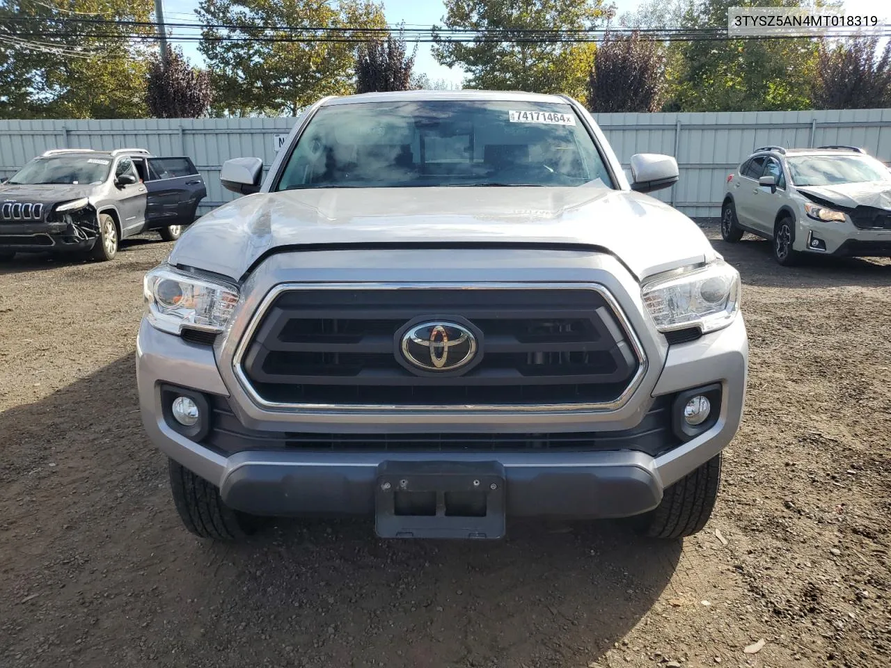 2021 Toyota Tacoma Access Cab VIN: 3TYSZ5AN4MT018319 Lot: 74171464