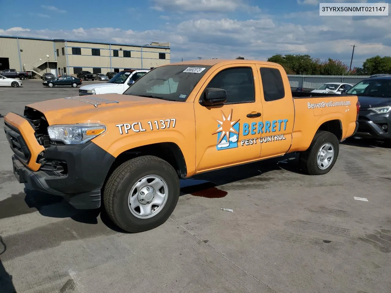 2021 Toyota Tacoma Access Cab VIN: 3TYRX5GN0MT021147 Lot: 74196934