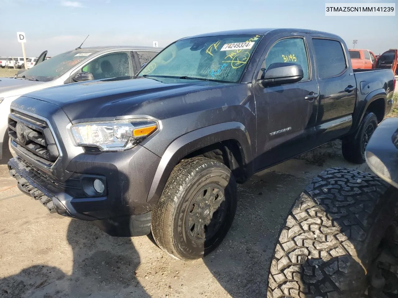 3TMAZ5CN1MM141239 2021 Toyota Tacoma Double Cab