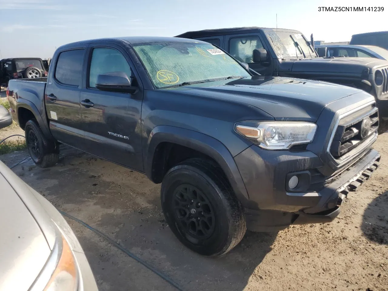 2021 Toyota Tacoma Double Cab VIN: 3TMAZ5CN1MM141239 Lot: 74249324