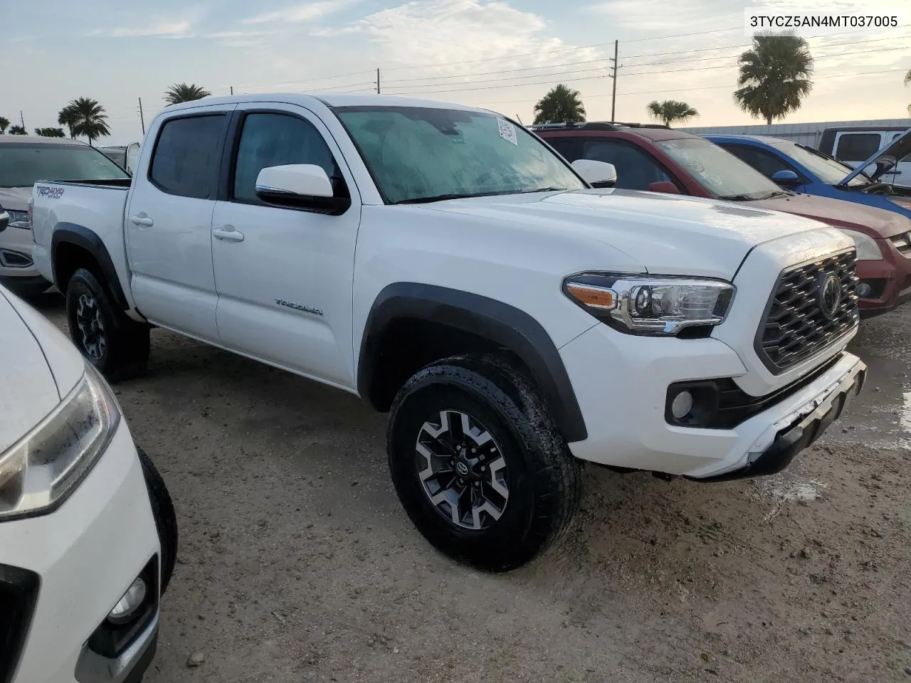 2021 Toyota Tacoma Double Cab VIN: 3TYCZ5AN4MT037005 Lot: 74253494