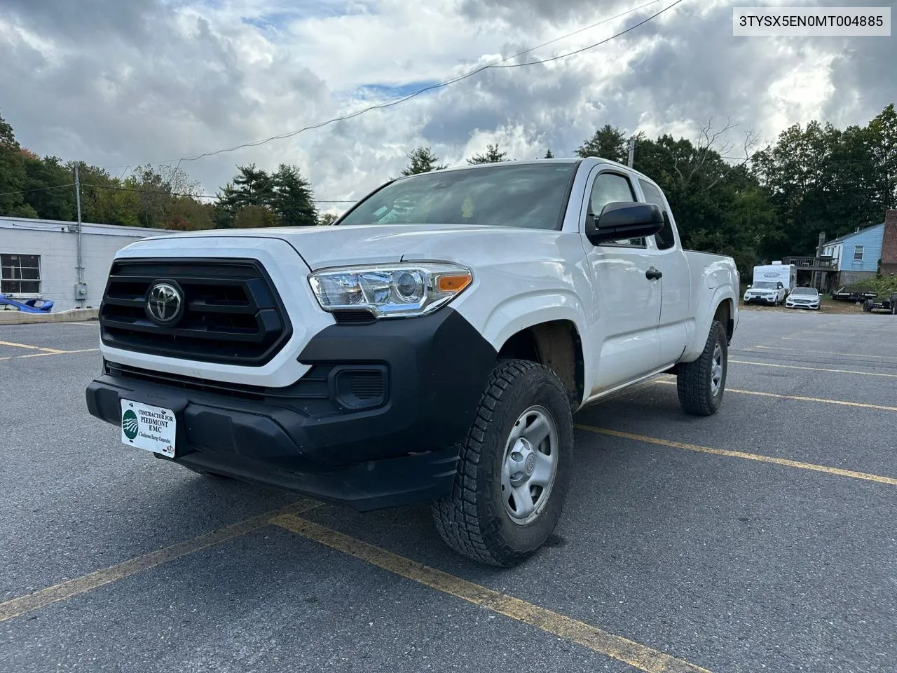 2021 Toyota Tacoma Access Cab VIN: 3TYSX5EN0MT004885 Lot: 74276384