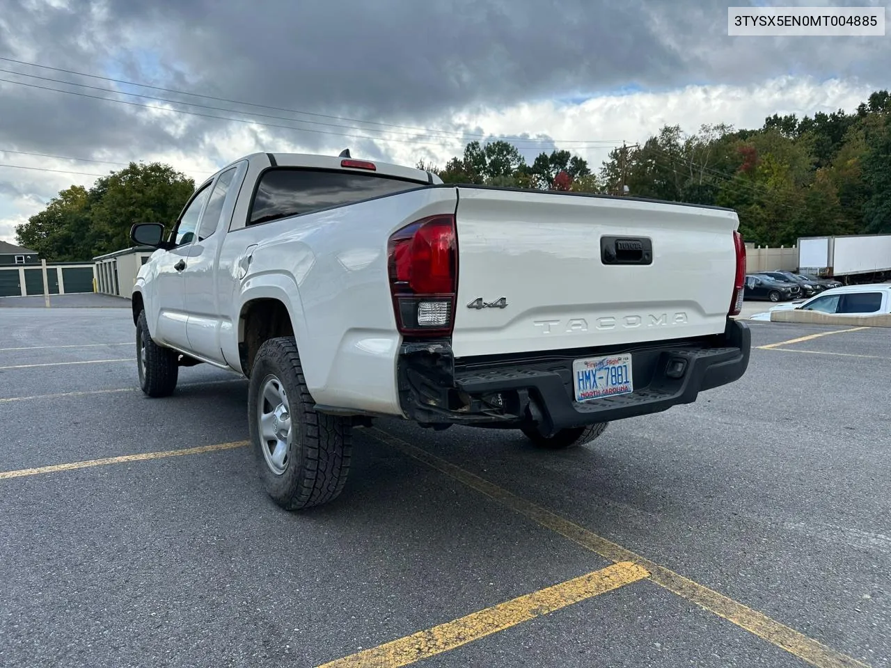 2021 Toyota Tacoma Access Cab VIN: 3TYSX5EN0MT004885 Lot: 74276384