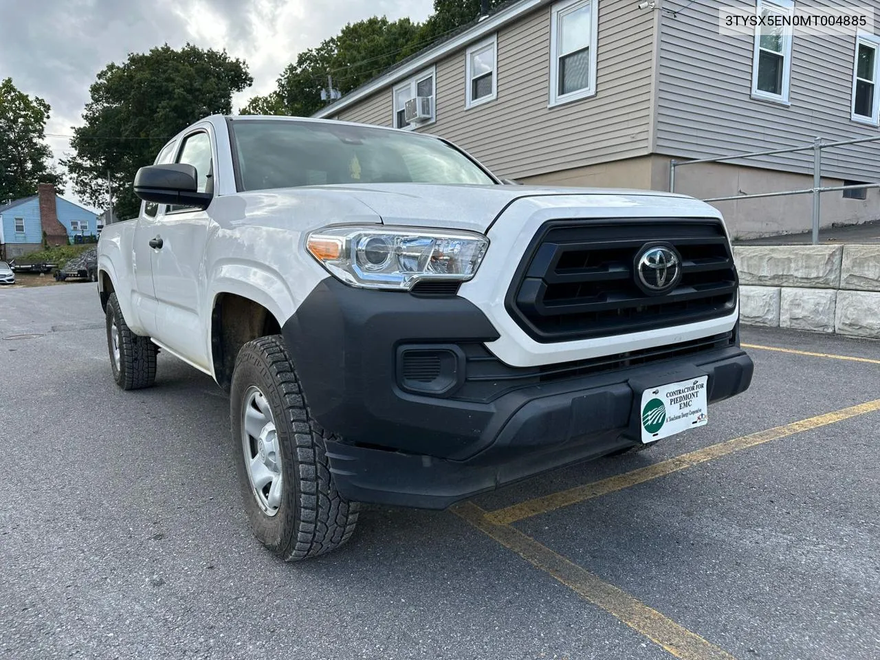 2021 Toyota Tacoma Access Cab VIN: 3TYSX5EN0MT004885 Lot: 74276384