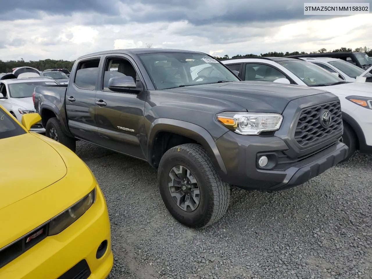 2021 Toyota Tacoma Double Cab VIN: 3TMAZ5CN1MM158302 Lot: 74276984