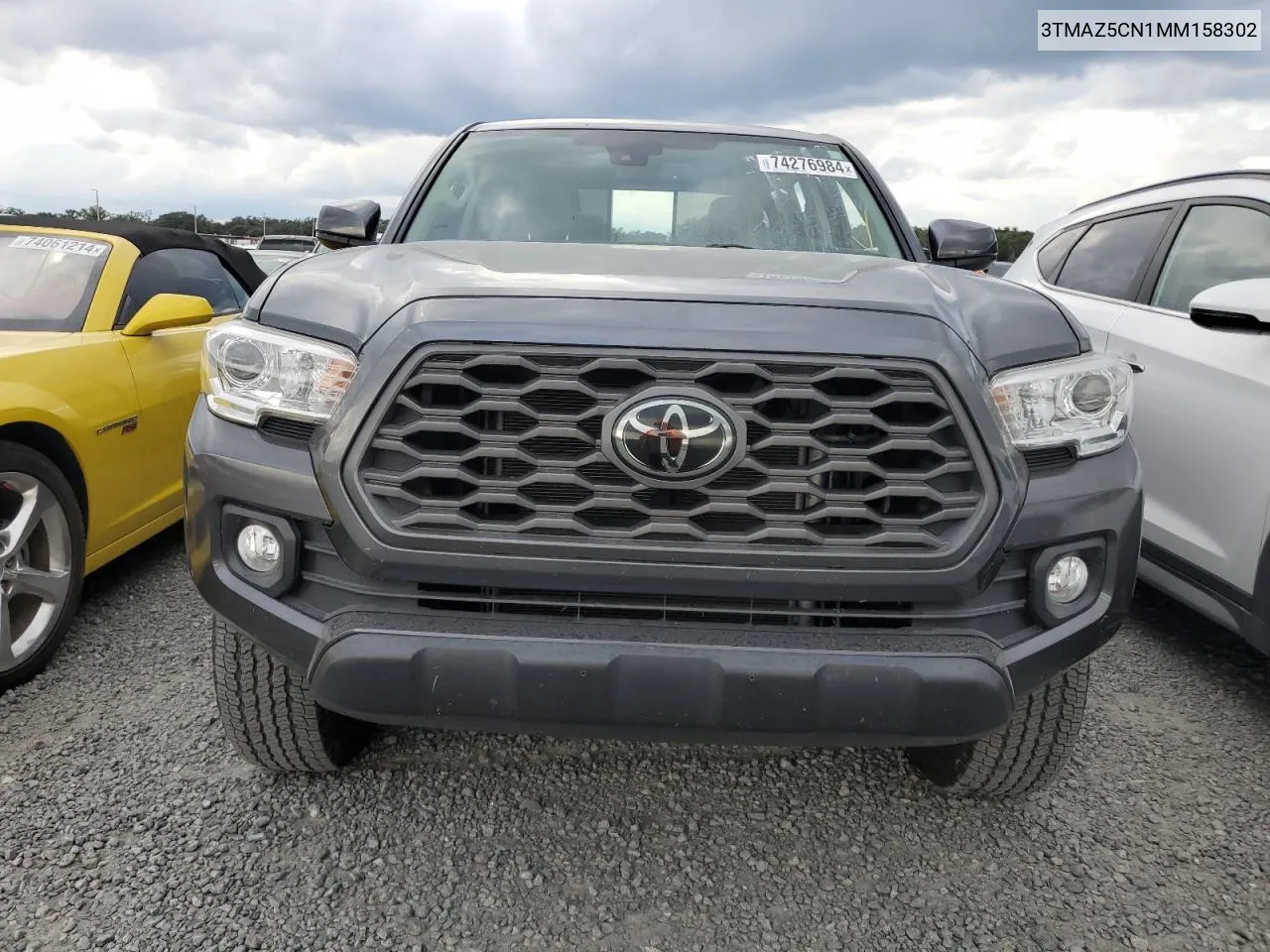 2021 Toyota Tacoma Double Cab VIN: 3TMAZ5CN1MM158302 Lot: 74276984