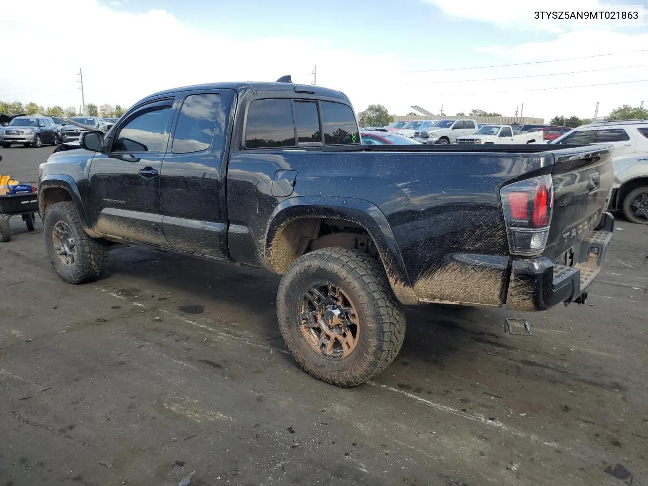 2021 Toyota Tacoma Access Cab VIN: 3TYSZ5AN9MT021863 Lot: 74628614