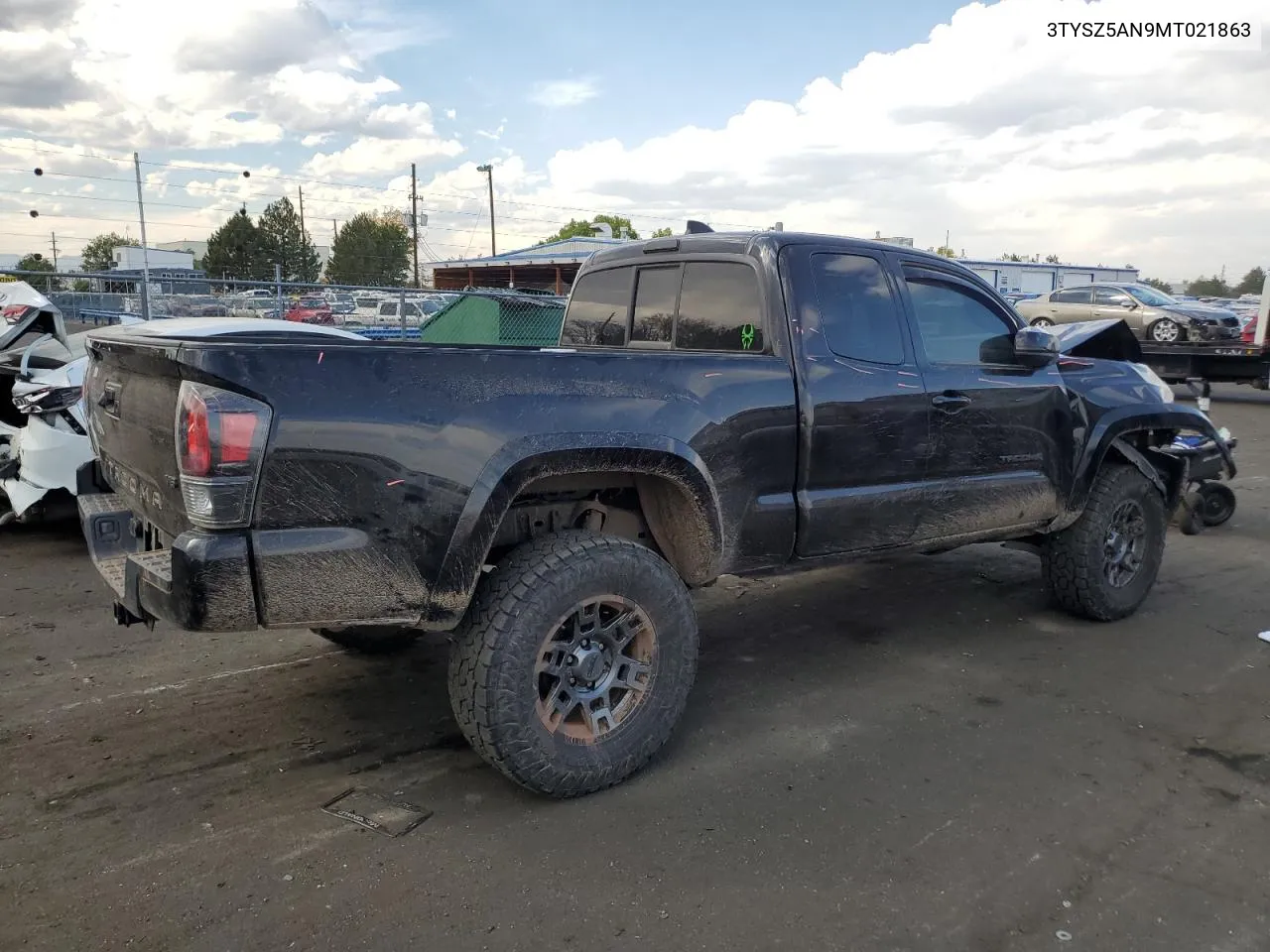 2021 Toyota Tacoma Access Cab VIN: 3TYSZ5AN9MT021863 Lot: 74628614