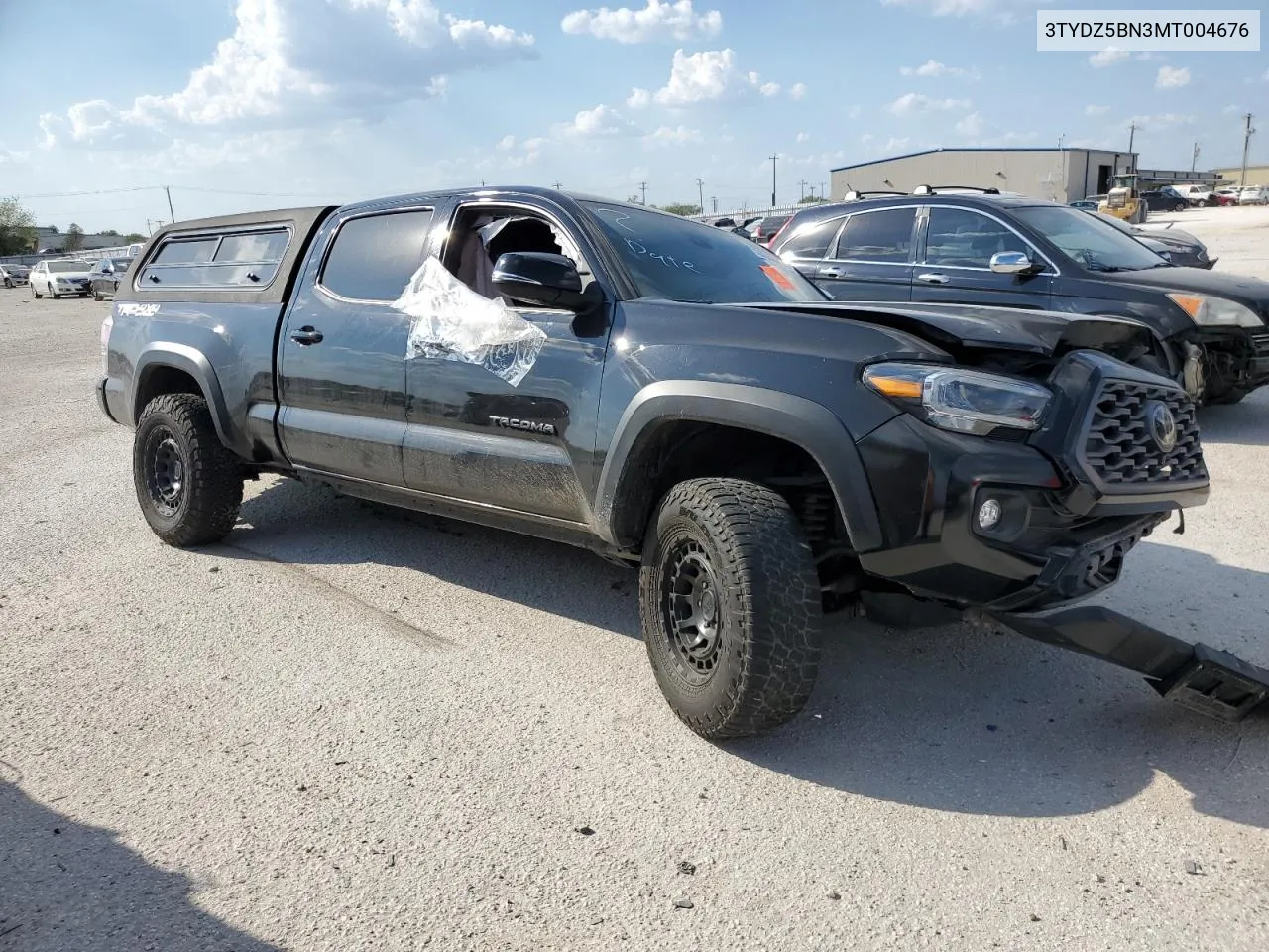 2021 Toyota Tacoma Double Cab VIN: 3TYDZ5BN3MT004676 Lot: 74640854