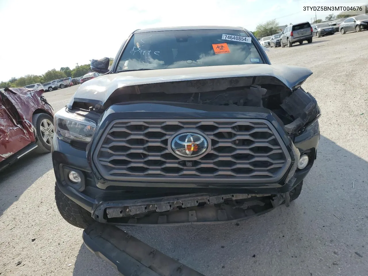 2021 Toyota Tacoma Double Cab VIN: 3TYDZ5BN3MT004676 Lot: 74640854