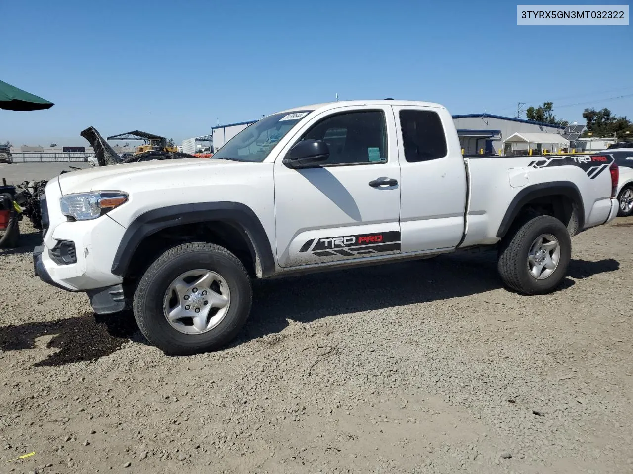 2021 Toyota Tacoma Access Cab VIN: 3TYRX5GN3MT032322 Lot: 74799544