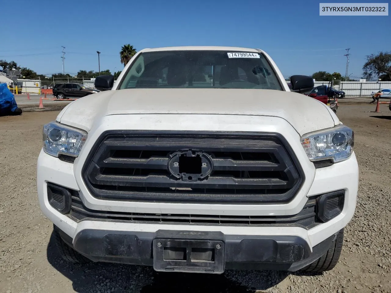 2021 Toyota Tacoma Access Cab VIN: 3TYRX5GN3MT032322 Lot: 74799544