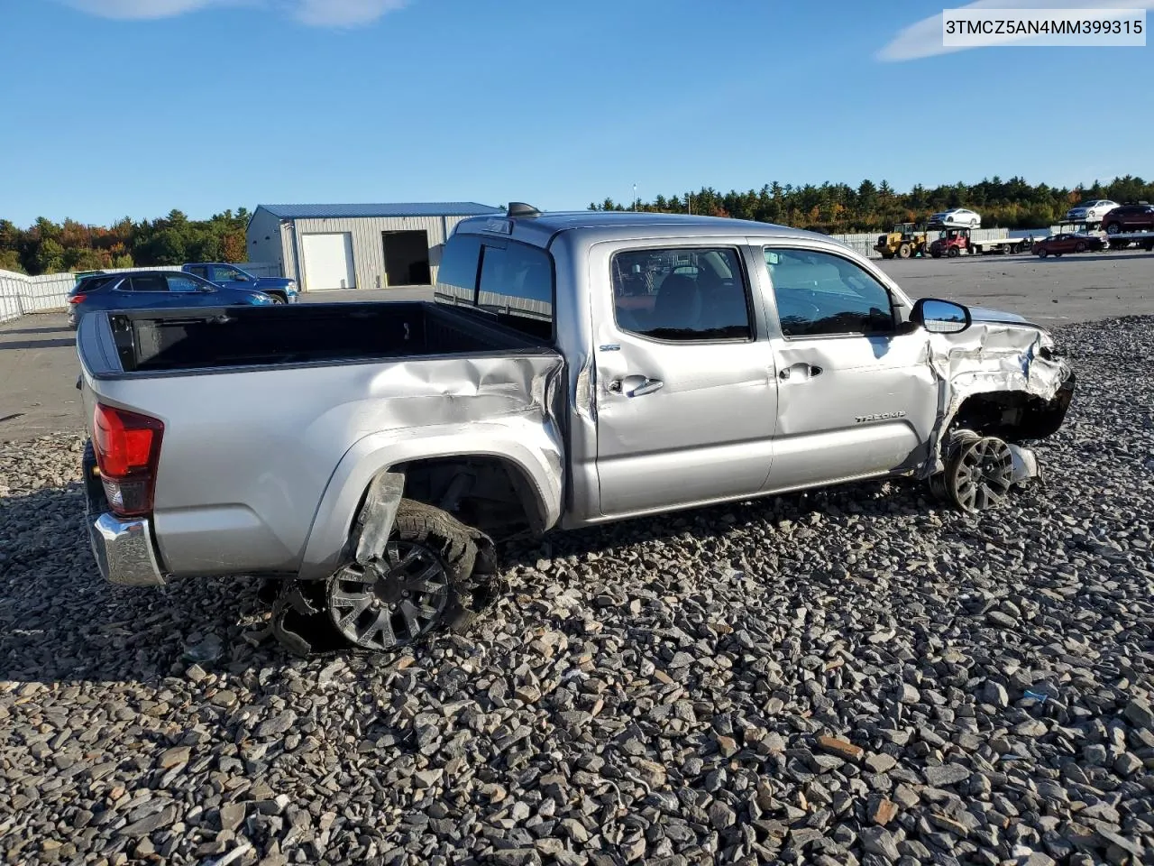 2021 Toyota Tacoma Double Cab VIN: 3TMCZ5AN4MM399315 Lot: 74869154