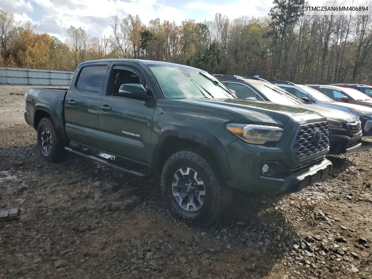 2021 Toyota Tacoma Double Cab VIN: 3TMCZ5AN6MM406894 Lot: 75010134