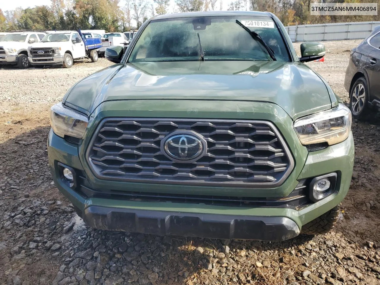 2021 Toyota Tacoma Double Cab VIN: 3TMCZ5AN6MM406894 Lot: 75010134