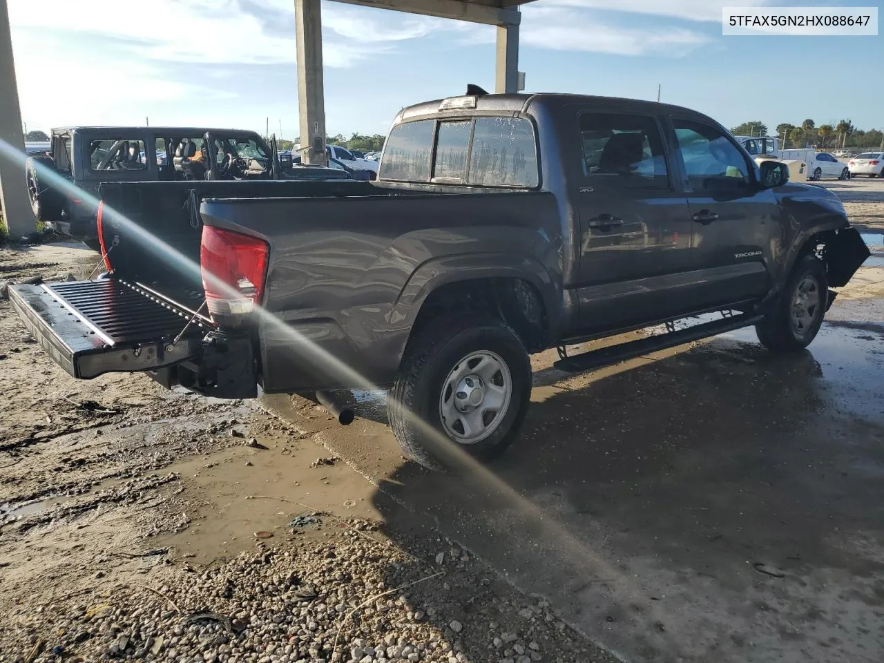 2021 Toyota Tacoma Double Cab VIN: 5TFAX5GN2HX088647 Lot: 75241144