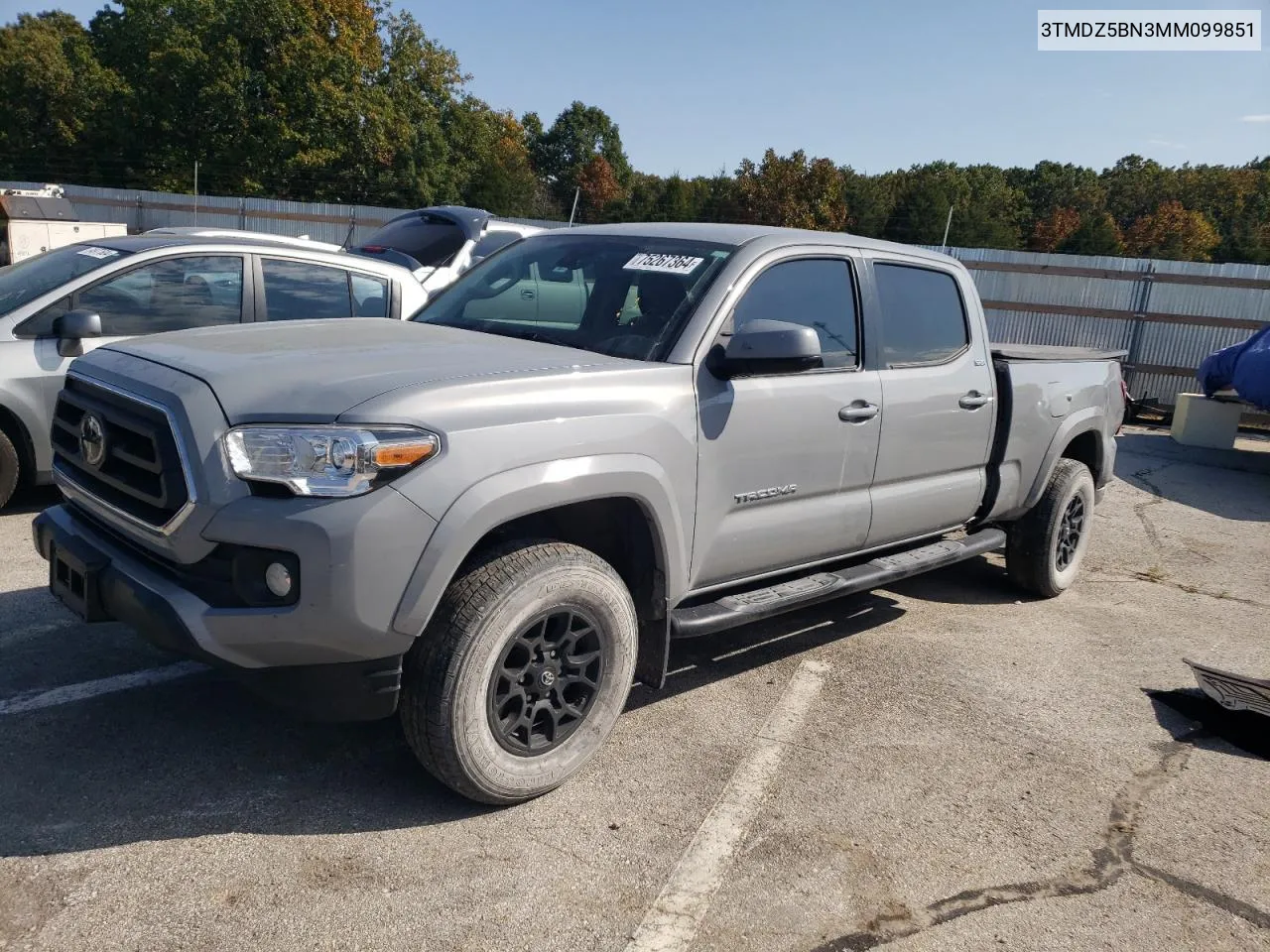 2021 Toyota Tacoma Double Cab VIN: 3TMDZ5BN3MM099851 Lot: 75267364